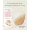 imagePopilush Wireless Bras for Women Full Coverage Wide Straps Comfort Bralette Support Push Up Bra No UnderwireA Nude Pink