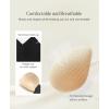 imagePopilush Wireless Bras for Women Full Coverage Wide Straps Comfort Bralette Support Push Up Bra No UnderwireBlack