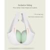 imagePopilush Wireless Bras for Women Full Coverage Wide Straps Comfort Bralette Support Push Up Bra No UnderwireWhite