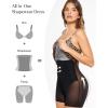 imagePopilush Womens Sexy Maxi Dress Deep V Neck Ruched Shapewear Dresses Side Slit Formal Cocktail Party DressLeopard