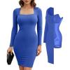 Blue Midi Dress