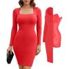 Red Midi Dress