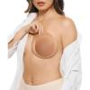 imagePopilush Sticky Bra for Large Breasts  Nipple Covers for Women with Lift  Reusable Adhesive Silicone Nipple PastiesCaramel