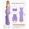 imagePopilush Maxi Dress Bodycon Dresses for Women Cocktail Spaghetti Strap Shapewear Dress Party Date Night Summer LongPurple