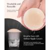 imagePopilush Nipple Covers for Women Sticky Bra Silicone Adhesive  Breathable Invisible Reusable for Wedding Backless DressesCrme