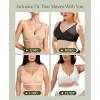 imagePopilush Wireless Bras Women Seamless No Underwire Push Up Bra Supportive Deep V Bralette Everyday Comfortable TShirt BraAskin