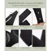 imagePopilush Wireless Bras Women Seamless No Underwire Push Up Bra Supportive Deep V Bralette Everyday Comfortable TShirt BraBlack