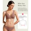 imagePopilush Wireless Bras Women Seamless No Underwire Push Up Bra Supportive Deep V Bralette Everyday Comfortable TShirt BraBrown