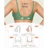 imagePopilush Wireless Bras Women Seamless No Underwire Push Up Bra Supportive Deep V Bralette Everyday Comfortable TShirt BraGreen