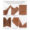 imagePopilush Wireless Bras Women Seamless No Underwire Push Up Bra Supportive Deep V Bralette Everyday Comfortable TShirt BraLeopard Brown