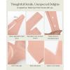 imagePopilush Wireless Bras Women Seamless No Underwire Push Up Bra Supportive Deep V Bralette Everyday Comfortable TShirt BraPink