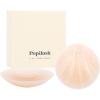 imagePopilush Nipple Covers for Women Sticky Bra Silicone Adhesive  Breathable Invisible Reusable for Wedding Backless DressesCrme