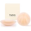 imagePopilush Nipple Covers for Women Sticky Bra Silicone Adhesive  Breathable Invisible Reusable for Wedding Backless DressesHoney