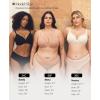 imagePopilush Minimizer Bras for Women  Push Up Full Coverage Lace Plus Size Underwire Bra with SupportBlack