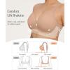 imagePopilush Wireless Bras with Support and Lift  Seamless Bras for Women No Underwire Full Coverage Bralette T Shirt BraNude