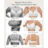 imagePopilush Wireless Bras with Support and Lift  Seamless Bras for Women No Underwire Full Coverage Bralette T Shirt BraWhite