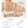 imagePopilush Wireless Bras with Support and Lift  Seamless Bras for Women No Underwire Full Coverage Bralette T Shirt BraWhite