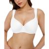 imagePopilush Minimizer Bras for Women Full Coverage Underwire Plus Size Bra with Supportive ampamp Comfortable for Large BreastsWhite