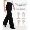 imagePopilush Work Pants for Women High Waisted Tummy Control Comfy Slimming Dress Pants with Pockets Business Casual OutfitsBlack