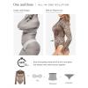 imagePopilush Long Sleeve Body Suits Womens Turtle Neck Bodysuits Full Body Shapewear Tummy Control Jumpsuit Fall Winter OutfitsLeopard