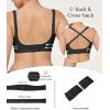 imagePopilush Wireless Push Up Bra  Seamless Bras for Women No Underwire Supportive Minimizer Bra Full Coverage BraletteBlack