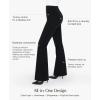 imagePopilush Dress Pants Women Bootcut Business Casual Work High Waisted Stretchy Flare Trousers Comfy Pull On Office SlacksBlack
