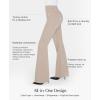 imagePopilush Dress Pants Women Bootcut Business Casual Work High Waisted Stretchy Flare Trousers Comfy Pull On Office SlacksKhaki