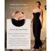 imagePopilush Formal Jumpsuits for Women Dressy Wide Leg Long Pants Overalls Sleeveless Wedding Guest Outfit with ShapewearBlack