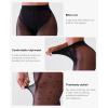 imageSheer Tights for Women Rip Resistant Pantyhose 30D Control Top Pantyhose Polka  Dot High Waist Compression NylonsBlackdot3pc