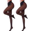imageSheer Tights for Women Rip Resistant Pantyhose 30D Control Top Pantyhose Polka  Dot High Waist Compression NylonsBlackdot2pc