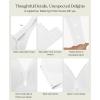 imagePopilush Jelly Bras for Women No Underwire Push Up Bra Wireless Seamless Bralettes with Support Comfortable Minimizer BraWhite