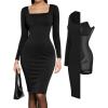 Black Midi Dress