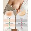 image:imagePopilush Nipple Covers for Women Sticky Bra Silicone Adhesive  Breathable Invisible Reusable for Wedding Backless DressesCaramel2 Pairs