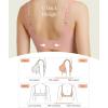 image:imagePopilush Bras for Women No Underwire Push Up Bra Seamless Wireless Bralettes with Support Comfortable Minimizer BraPink