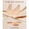 image:imagePopilush Bras for Women No Underwire Push Up Bra Seamless Wireless Bralettes with Support Comfortable Minimizer BraSkin