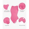 image:imagePopilush Body Suits For Womens Tummy Control Compression Halter Bodysuit Thong Cotton Tank TopHot Pink