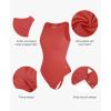 image:imagePopilush Body Suits For Womens Tummy Control Compression Halter Bodysuit Thong Cotton Tank TopHot Red