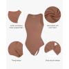 image:imagePopilush Body Suits For Womens Tummy Control Compression Halter Bodysuit Thong Cotton Tank TopLight Coffee