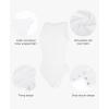 image:imagePopilush Body Suits For Womens Tummy Control Compression Halter Bodysuit Thong Cotton Tank TopWhite