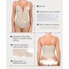 image:imagePopilush Shapewear Bodysuits for Women Lace Corset Tops Tummy Control V Neck Sleeveless Body Suit ThongsLight Skin