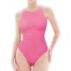 image:imagePopilush Body Suits For Womens Tummy Control Compression Halter Bodysuit Thong Cotton Tank TopHot Pink