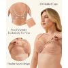 image:imagePopilush Push Up Bras for Women  Wireless Plus Size T Shirt Full Coverage Bra No Underwire Seamless BralettesSkin
