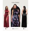 image:imagePopilush Wedding Guest Dress Formal Dresses for Women Shapewear Bodycon Fall Long Halter Cocktail Maxi DressBlack
