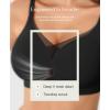image:imagePopilush Wireless Bras for Women  No Underwire Push Up Full Coverage Bralettes Seamless Supportive Everyday BraBlack