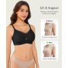 image:imagePopilush Wireless Bras for Women  No Underwire Push Up Full Coverage Bralettes Seamless Supportive Everyday BraBlack