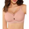 image:imagePopilush Wireless Bras for Women  No Underwire Push Up Full Coverage Bralettes Seamless Supportive Everyday BraPink