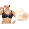 image:imagePopilush Push Up Minimizer Lace Bras Black 38D  Reusable Silicone Nipple Covers Crme Small Fits AC Cups