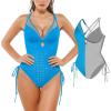 image:imagePopilush Tummy Control Swimsuits for Women One Piece Shapewear Bathing Suit Full Coverage Swim Suits 2026 SS OutfitsBlue