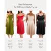 image:imagePopilush Evening Dresses for Women All in One Shapewear ALine Midi Dress with Built in Bra Tummy Control Tea PartyRed