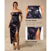 image:imagePopilush Womens Shapewear Maxi Dress Multi Way Wear Off The Shoulder Bodycon Long Cocktail Formal DressesFloral